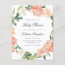 Search for hydrangea baby shower invitations Blush pink