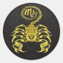 Search for gold scorpio stickers Zodiac