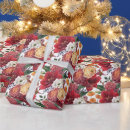 Search for romantic christmas wrapping paper Floral