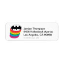 Search for superhero return address labels Batman