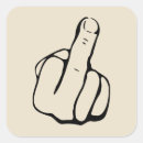 Search for the middle finger stickers Funny