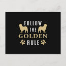 Search for golden retriever lover postcards Funny