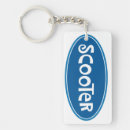 Search for letter rectangular key rings Blue