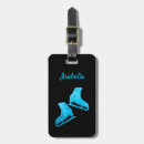 Search for ice skating luggage tags Black