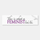 Search for feminist bumper stickers Girl