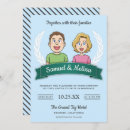 Search for comic wedding invitations Cute