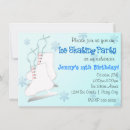 Search for blue ice skates invitations Skating
