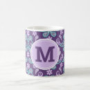 Search for blue paisley mugs Vintage