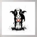 Search for black and white cow posters Cattle