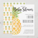 Search for yellow pineapple invitations Tropical