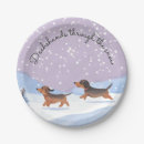 Search for dachshund christmas plates Festive