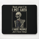 Search for skeleton lovers mouse mats Cat lover