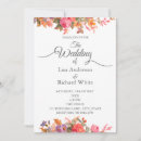 Search for flowery wedding invitations Vintage