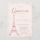 Search for eiffel tower quinceanera invitations French