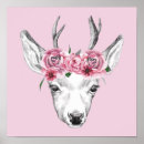 Search for deer watercolor posters Antlers