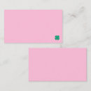 Search for four leaf clover business cards Irish