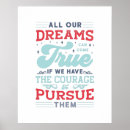 Search for dreams come true posters Motivational