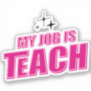 Search for female teacher stickers Back to school