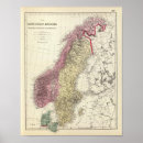Search for sweden map posters Lithographed