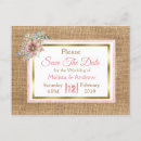 Search for burlap save the dates Floral
