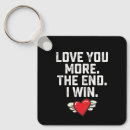Search for i love you more key rings Heart