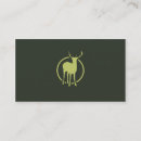 Search for deer hunting business cards Green