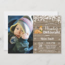 Search for deer 1st birthday invitations Winter onederland