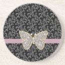 Search for jewelled coasters Butterfly
