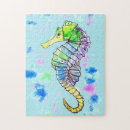 Search for seahorse puzzles Ocean