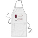 Search for food and wine aprons Cooking with wine