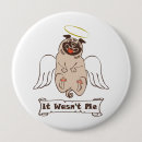 Search for dog angel badges Pug