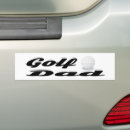 Search for golf bumper stickers Dad