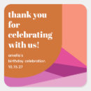 Search for 50th birthday thank you stickers Editable text template