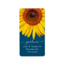 Search for happiness return address labels Watercolor