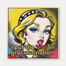 Search for funny retro magnets Lady