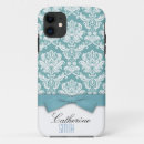 Search for aqua damask iphone cases Elegant