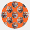 Search for tiger head stickers Orange