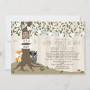 Search for woodland creatures invitations Baby