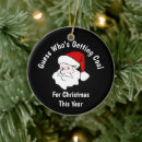 Search for coal christmas tree decorations Santa