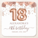 Search for 18th birthday coasters Girly