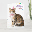 Search for black and white cat birthday cards Humour
