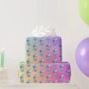 Search for dolphins wrapping paper Watercolor