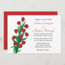 Search for red tulip wedding invitations Botanical