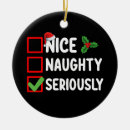 Search for naughty santa christmas tree decorations Merry