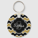 Search for black and white chevron key rings Elegant