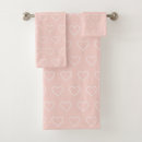 Search for pink heart bath towels Modern
