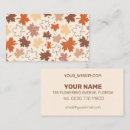 Search for autumn leaves business cards Floral
