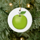 Search for green apple christmas tree decorations Fruit