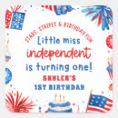Search for independent stickers Red white and blue