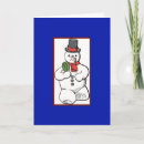 Search for vintage snowman christmas cards Snowy